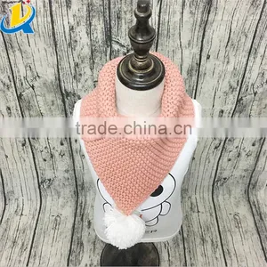 Korean Style Thick Wool Knitted Warm Fashion Scarf for Children thumbnail-1