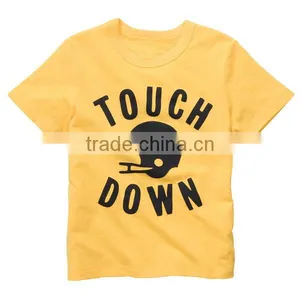 Summer Boy Letter Printing Cotton T-shirt Children Boy Short Sleeve Top thumbnail-1