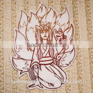 Custom High Quality Embroidered the Japanese Anime Patch for Clothes Embroidery Patch Made in China Choose Size/color thumbnail-1