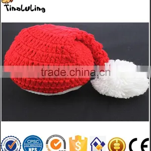 Cute Newborn Baby Girl/Boy Crochet Knit Tinaluling Santa Costume Photo Photography Prop Christmas Outfit for Newborn Baby thumbnail-3