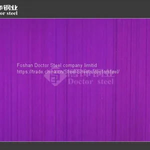 Hi-quality Violet Hairline Stainless Steel Sheet for Decorative Material thumbnail-3