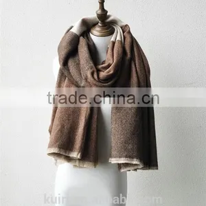 Luxury Brand Fashion Plaid Women Winter Scarf Design Acrylic Cashmere Shawls Big Size Scarves Cape Lady's Poncho thumbnail-5