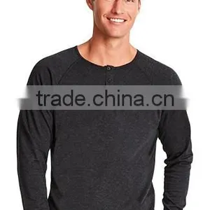 Next Level Apparel Men's Tri-blend Long-Sleeve Henley - 50% Polyester, 25% Combed Ring-spun Jersey Cotton, 25% Rayon thumbnail-1