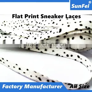 New Fashion Heat-transferred Print Shoelaces for Air Jordan Yeezy Sneakers Low-Top Shoes - All Size thumbnail-1