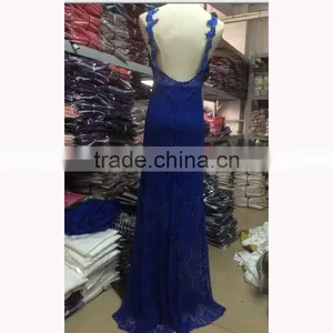 Walson Latest Fashion Elegant Blue Slim Girl Prom Dresses thumbnail-5