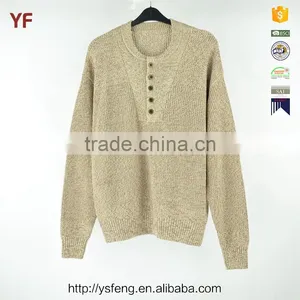 Fashion Men Knitting Machine Patterns Thick Wool Sweater thumbnail-1