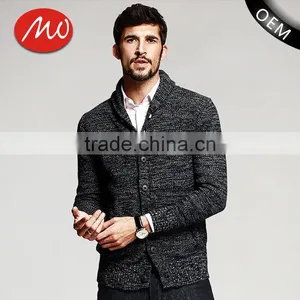 China Factory Thick Button Cardigan Winter Mens Sweater Design for Hot Sale thumbnail-1