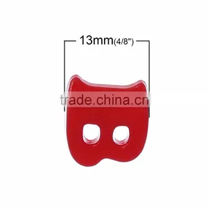 Custom Multicolor Alphabet/Letter "B" Shaped Resin Shank Buttons thumbnail-2