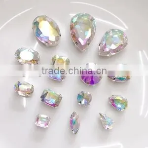 Teardrop Crystal Beads Crystal Fancy Stones for Dresses thumbnail-5