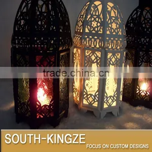 Colorful/Transparent Glass Metal Candelabrum thumbnail-2