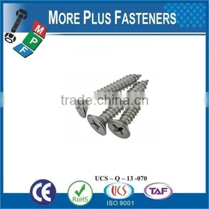 Made in Taiwan High Quality Stainless Steel Drywall Screw Torx Countersunk Head Screw Countersunk Screw thumbnail-3