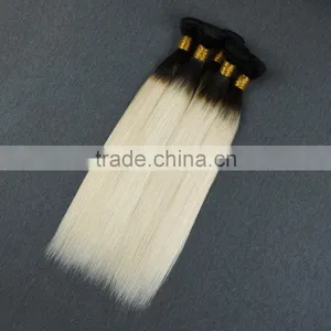 Wholesale High Quality Remy Tange Free no Shedding 1b 613 Two Tone Braiding Hair thumbnail-5