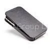 Non - Toxic Leather Iphone Protective Cases Cover Book Style Grey thumbnail-1
