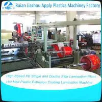 High Speed PE Single and Double Side Lamination Plant Hot Melt Plastic Extrusion Coating Lamination Machine thumbnail-1