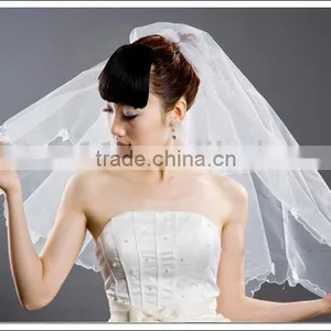 2011 Best Seller Short Popular Wedding Veil VG006 thumbnail-1