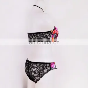 New Underwired Adjustable Adult Sexy Womens Bra And Panty Underwear thumbnail-5
