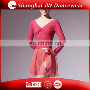 Long Sleeve Ballet Skirt With Any Colors thumbnail-1