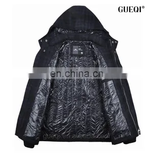 Classic Men Customized Diamond Lined Wool Coats thumbnail-3