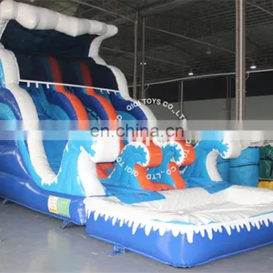 China Inflatable Cheap Slide With Arch Big Inflatable Water Dry Slide for Pool for Rental Business on Sale thumbnail-2