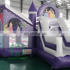 Purple Princess Printing 0.55mm PVC Tarpaulin Bouncing Castles Inflatable Commercial Bounce House Clearance thumbnail-2