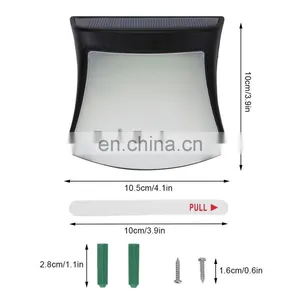 DS1111 Solar Powered Light Fence Wall Decoration Lamp Solar Street Light LED Garden Light Waterproof Outdoor thumbnail-3