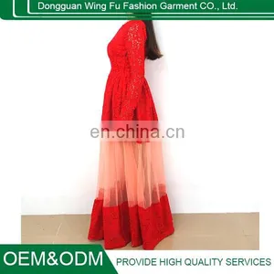 Lace Skirt Design Princess Style Long Dress Gauze Evening Dresses thumbnail-4