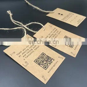 Handmade Pants Leather Patch Label Design Color Garment Jeans Kraft Paper Label thumbnail-1