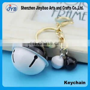 DIY Hit the Bell Key Ring Creative Bells Ladies Bag Pendant Anti - Theft Car Key Ring Pendant thumbnail-2