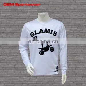 Sublimated Sportswear Long Sleeve Polyester T-shirts thumbnail-3