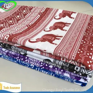 High Quality Custom Printing 100% Polyester Wholesale Bed Sheet Fabric in Rolls thumbnail-5
