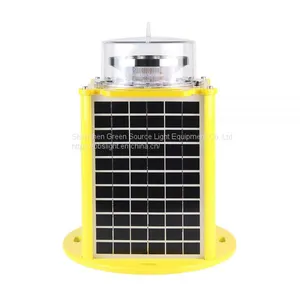 Medium Intensity Type A Solar Aviation Obstruction Light / Solar Aviation Light thumbnail-1