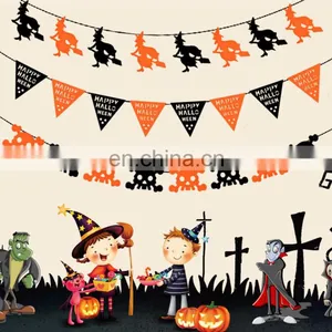 Customized Ornaments--Halloween & Christmas Felt Witch, Ghost Banner thumbnail-1
