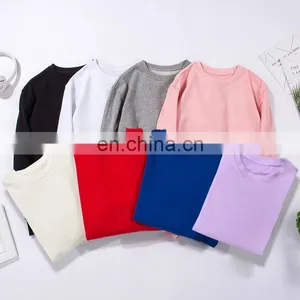 Men's Women's Unisex Custom Logo Print Embroidery Crewneck Sweatshirts Hoodies thumbnail-1