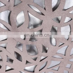 Geometric Pattern Laser Cutting for Decorative Pillow Case Home Suede Grey Decor Square Pillowcase thumbnail-4