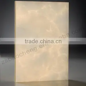 Unique Design Customized Hotel Onyx Imitation Stone Wall Panel thumbnail-3