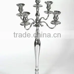 Flower Bowl Centerpiece Wedding Candelabra With Silver Finish thumbnail-1