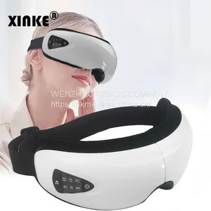 Wireless Air Pressure Vibration Digital Eye Massager Vibration Magnetic Acupuncture Therapy Relief Heat Compress Eye Mask thumbnail-3