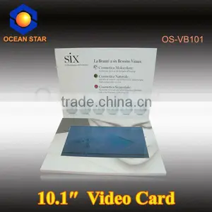 10.1inch LCD Video Brochure Card Advertising/wedding Invitation Card thumbnail-4