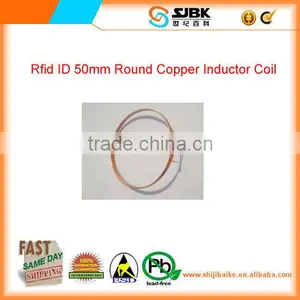 Rfid ID 50mm Round Copper Inductor Coil thumbnail-1