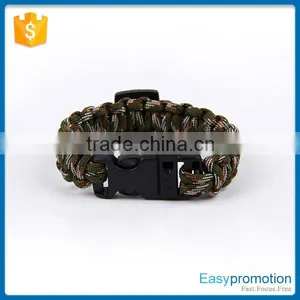 Customized Paracord Adjustable Survival Bracelet Wholesale thumbnail-1