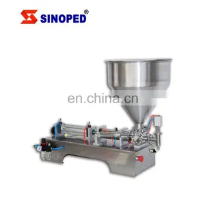 Paste Machine Filling Sauce Bottle Filler Semi Automatic Pneumatic Paste Filler Tomato Sauce Paste Bottle Filling Machine thumbnail-4