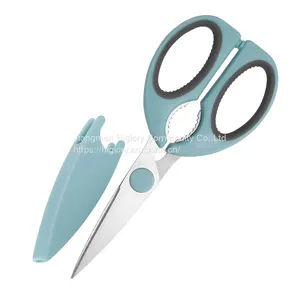 Best Selling Multifunction Stainless Steel Kitchen Scissors Shears Set With Sheath thumbnail-2