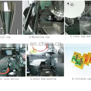 1-10g Full Automatic Stainless Steel Filter Paper Envelope Tea Bag Packing Machine Price thumbnail-5