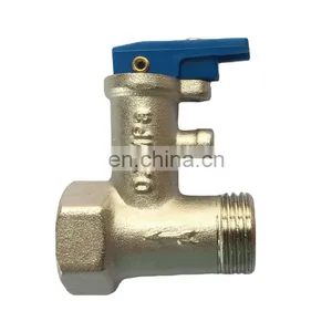 Electric and Solar Water Heater Brass Safety Valve 1/2