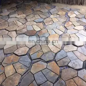Cheap Price Rusty Flagstone, Crazy Stone Tile thumbnail-3