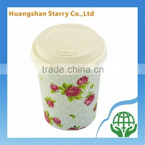 Plastic Lid PE Coated Disposable Tasting Cup thumbnail-1