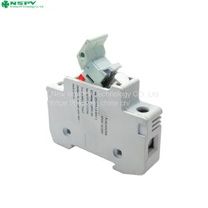 1000VDC Solar Fuse Holder Suitable 10*38mm Fuse for Solar Array Junction Box System thumbnail-2