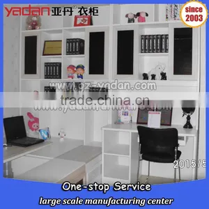 Designs of Bookcase With Study Table Mdf Customer Tailor-made K/D Furniture thumbnail-3