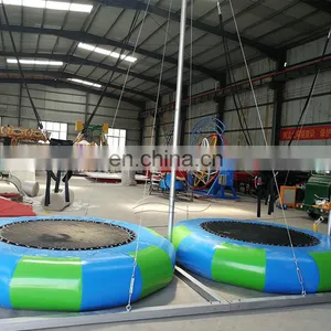 Commercial Fair Rides Kids Carnival Games Euro Bungee Trampoline for Sale thumbnail-4