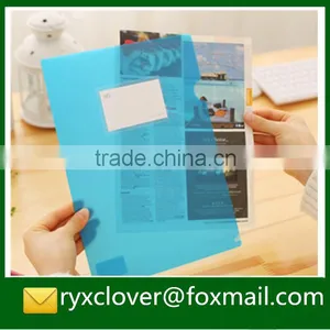 Factory Price a4 Size Clear Eco-friendly Plastic File With Card Holder Quality Choice thumbnail-3